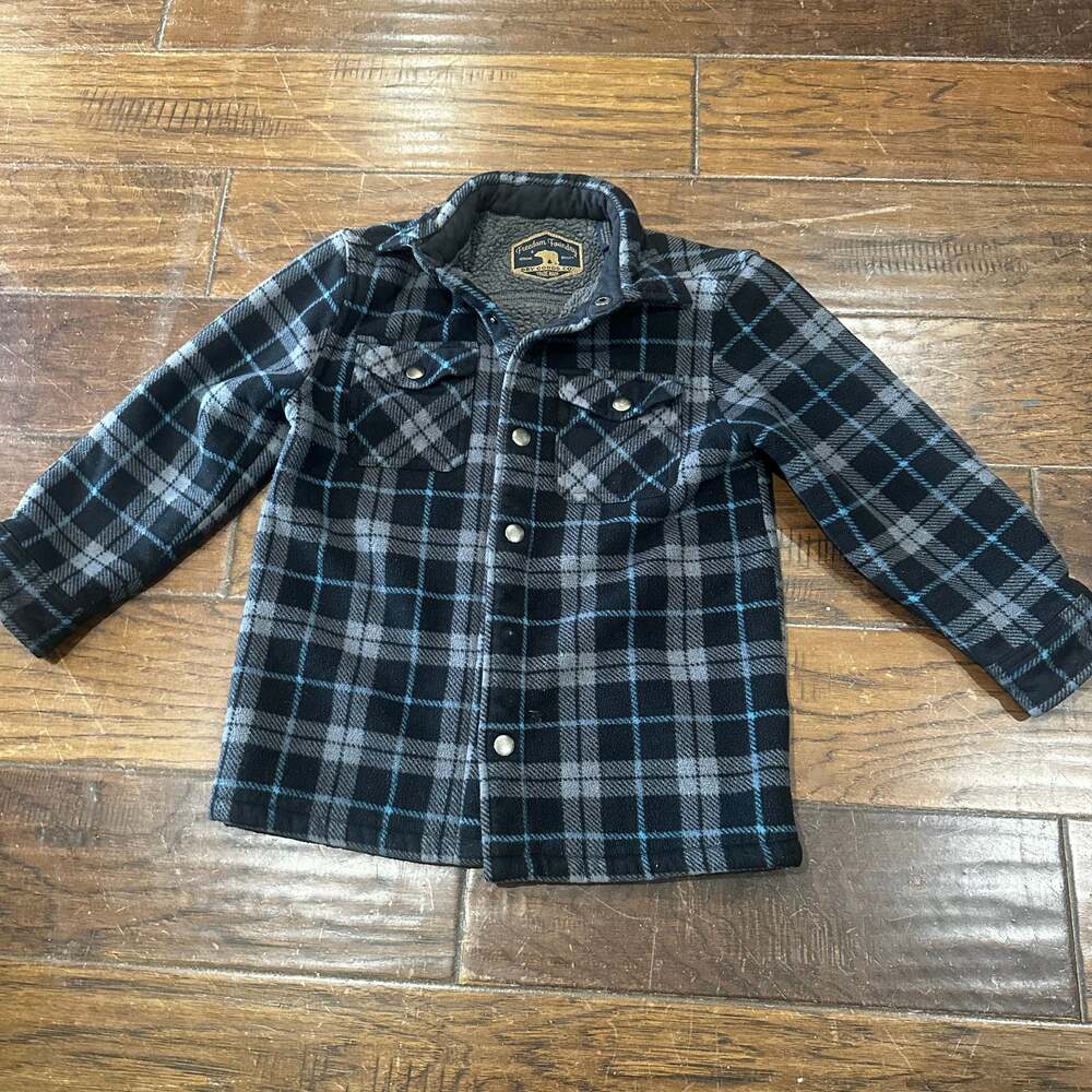 Freedom Foundry Super Plush Lined Flannel Shirt Jacket for kids‎ size 5/6